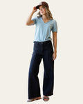 High Rise Seamed Trouser