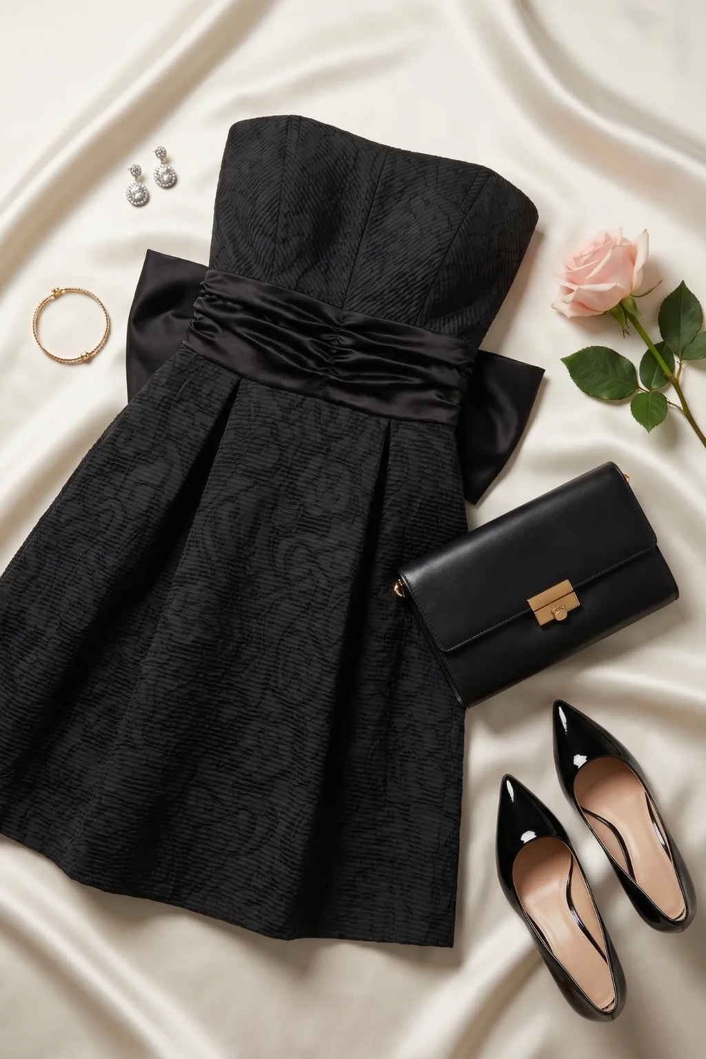 Black Short Corset Dress, Melisa