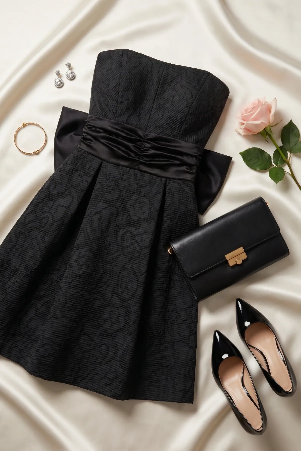 Black Short Corset Dress, Melisa