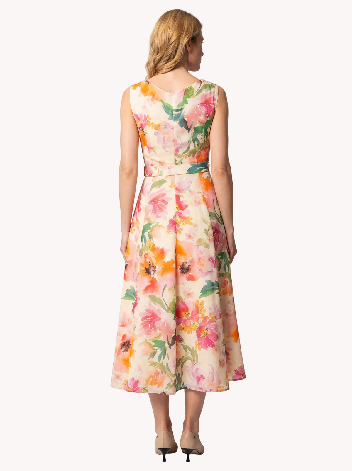 Floral Elegant Midi Dress, Amanda