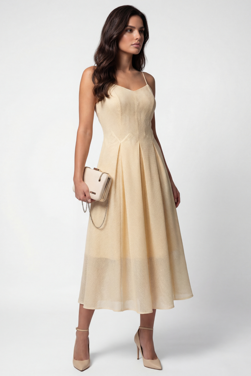 Ivory Midi Dress, Nela