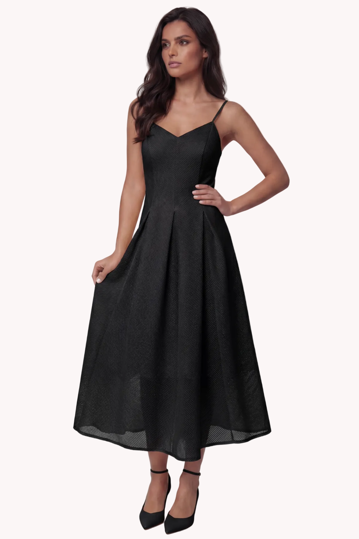 Black Midi Dress, Nela