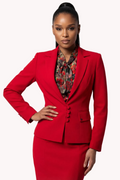 Red Tailored Blazer, Alexa