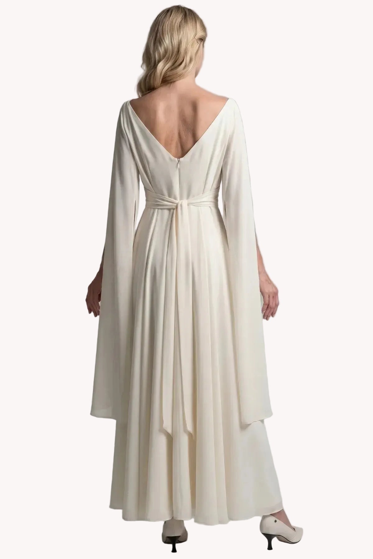 Ivory Maxi Dress, Rebeka