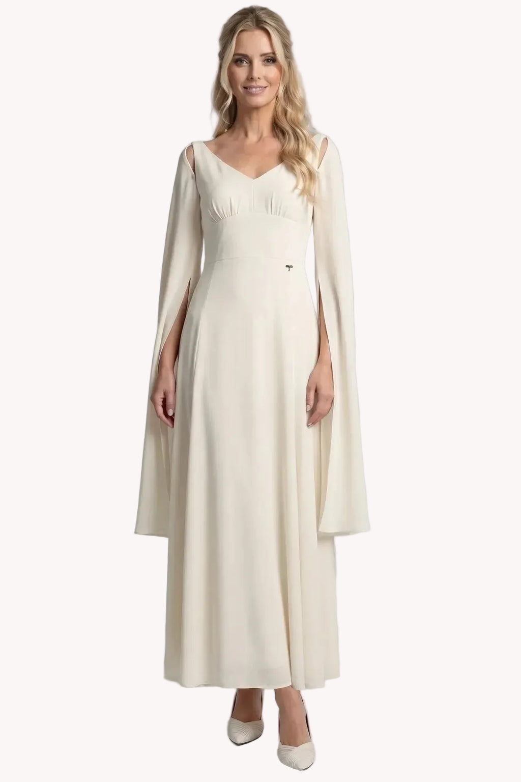 Ivory Maxi Dress, Rebeka