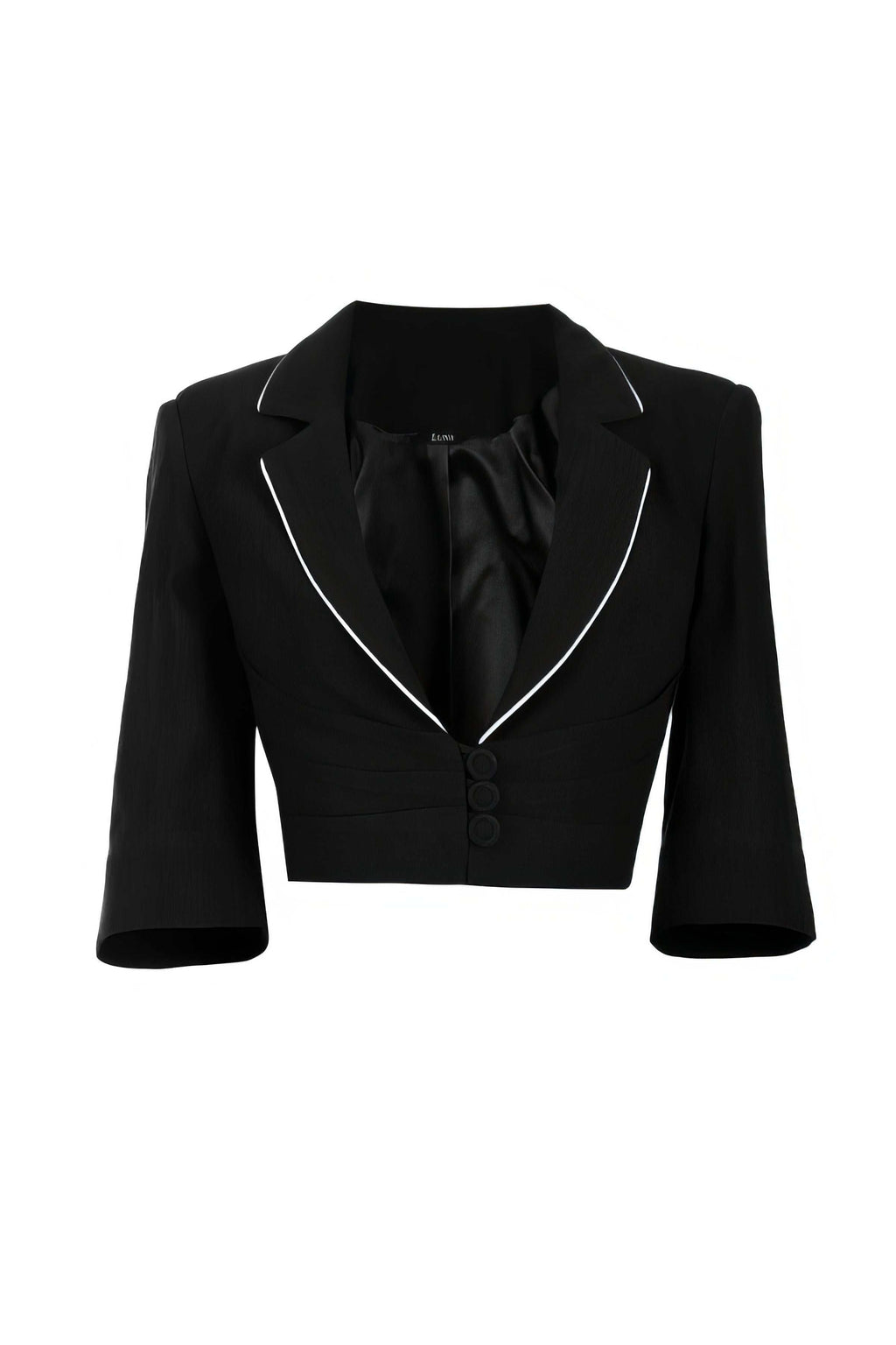 Black Cropped Blazer, Rina