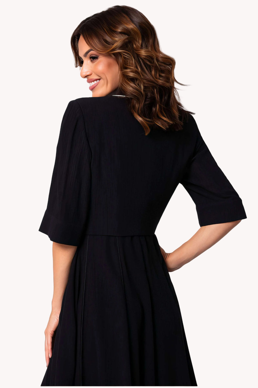 Black Cropped Blazer, Rina