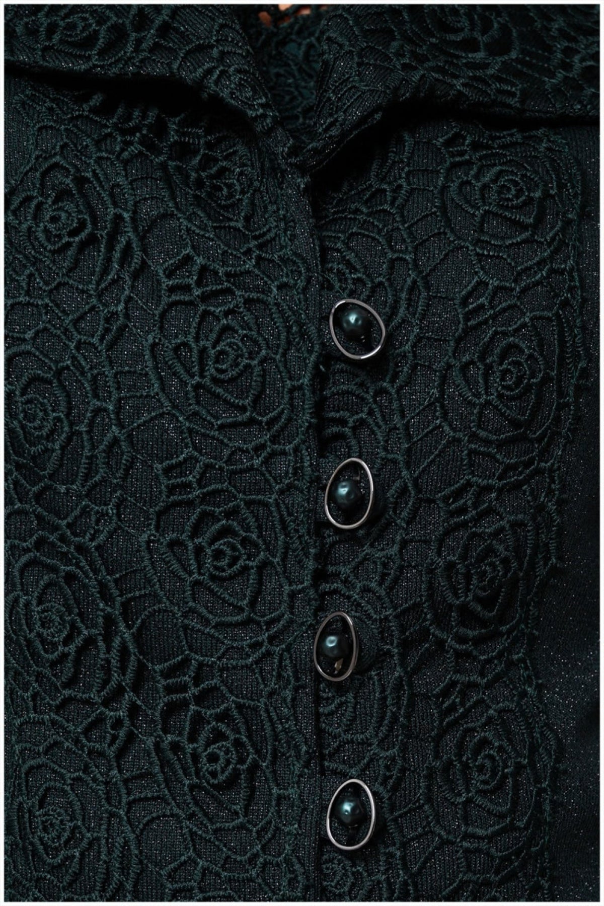 Green Tailored Lace Blazer, Jody