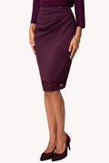 Burgundy Pencil Skirt, Jody
