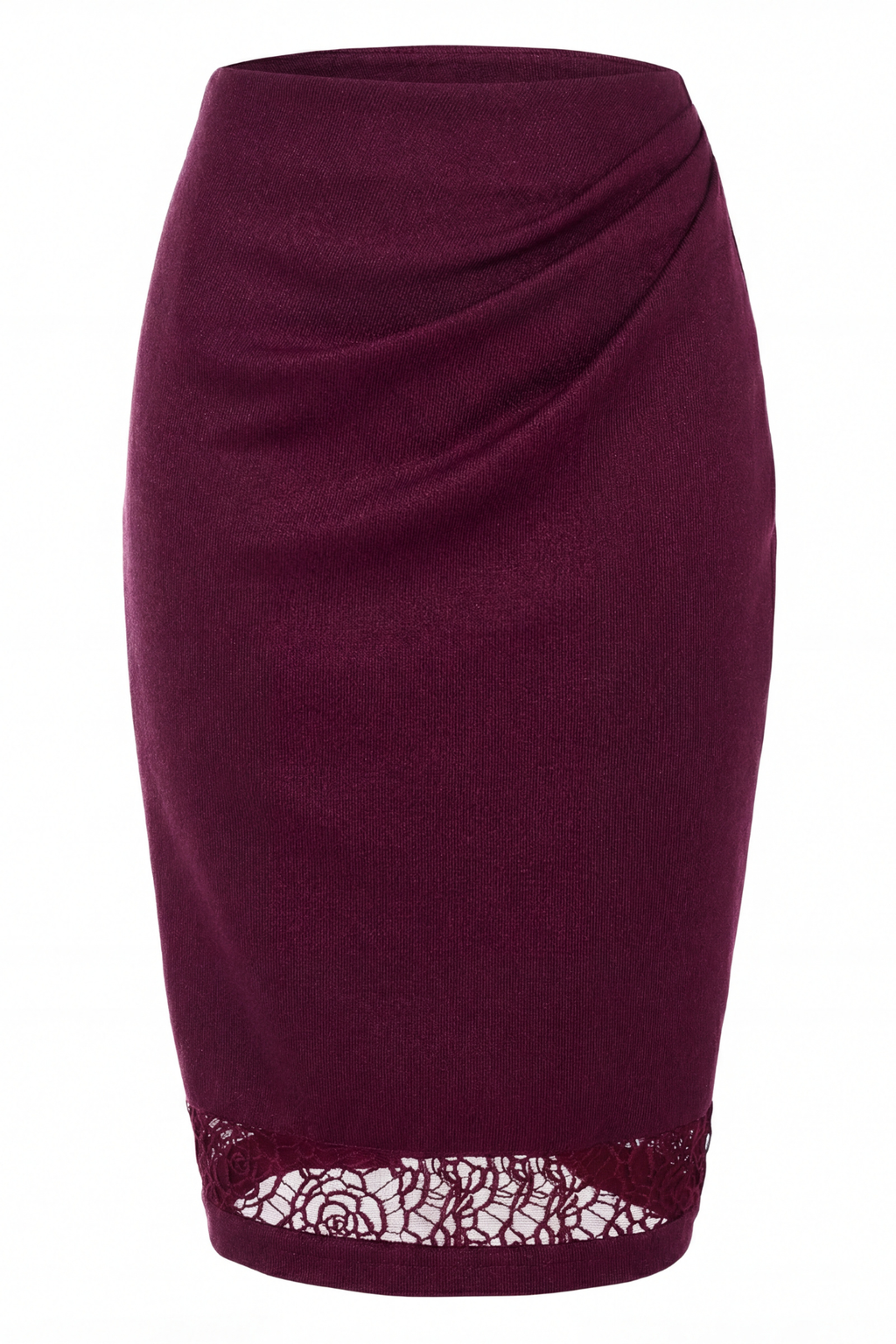 Burgundy Pencil Skirt, Jody