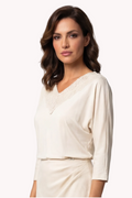 Ivory Elegant Lace Blouse, Jody