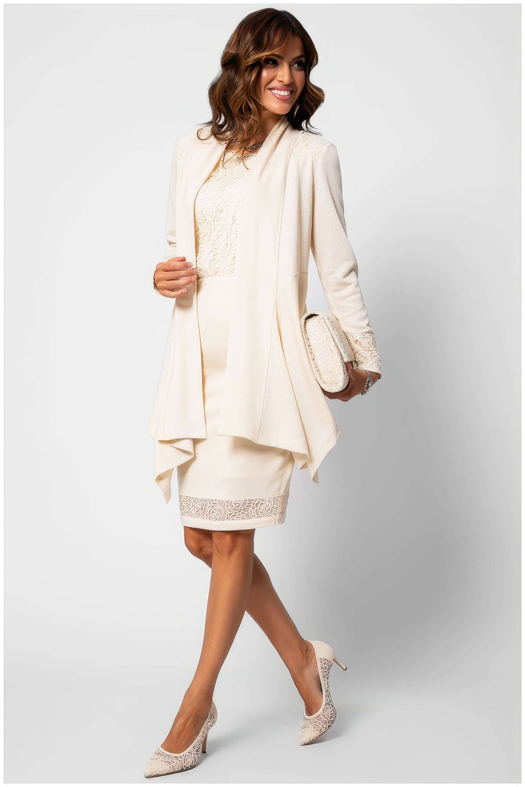 Ivory Elegant Lace Top, Jody