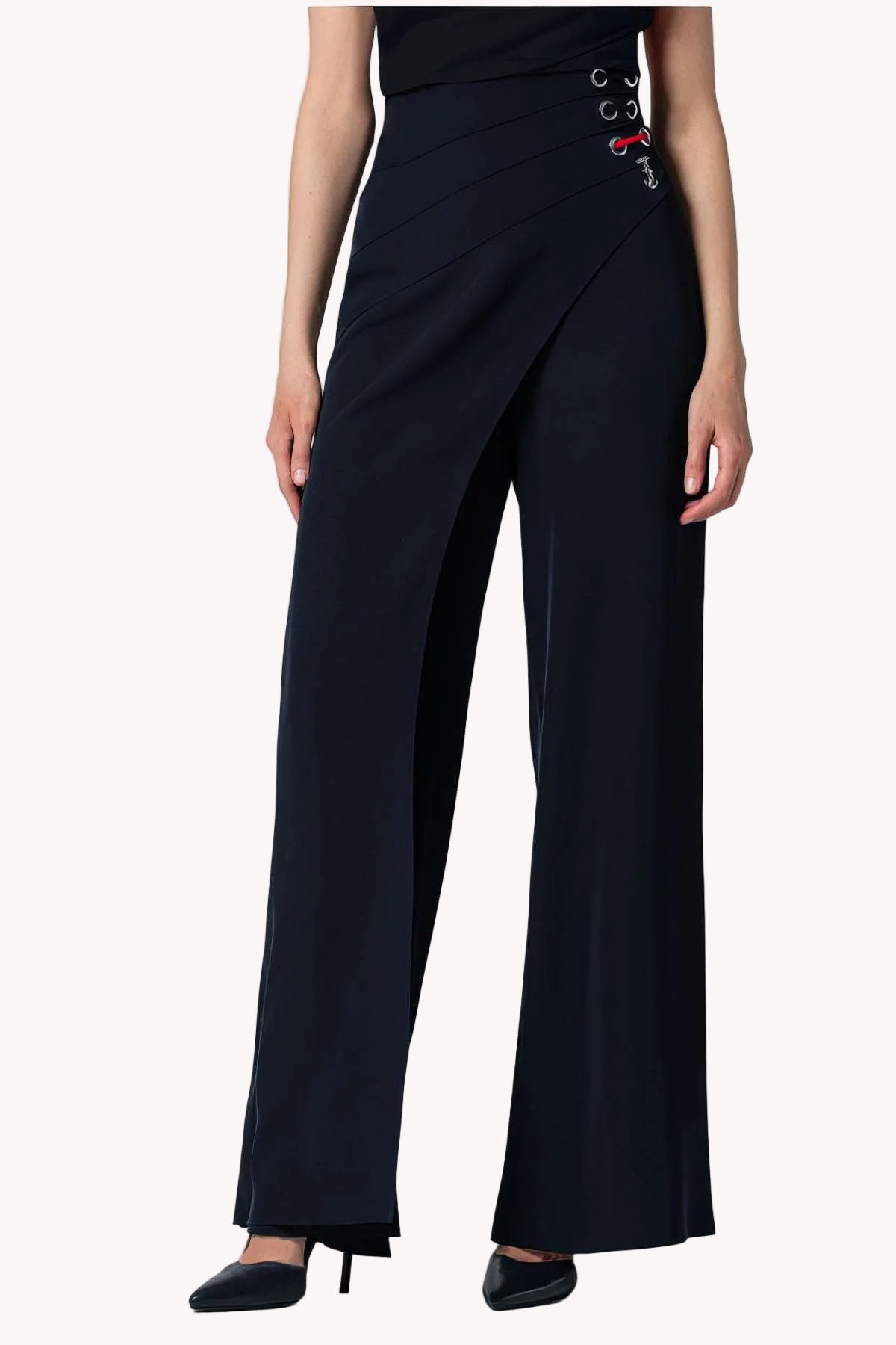 Navy Wide Leg Pants, Greta