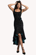 Black High Low Evening Dress, Eli