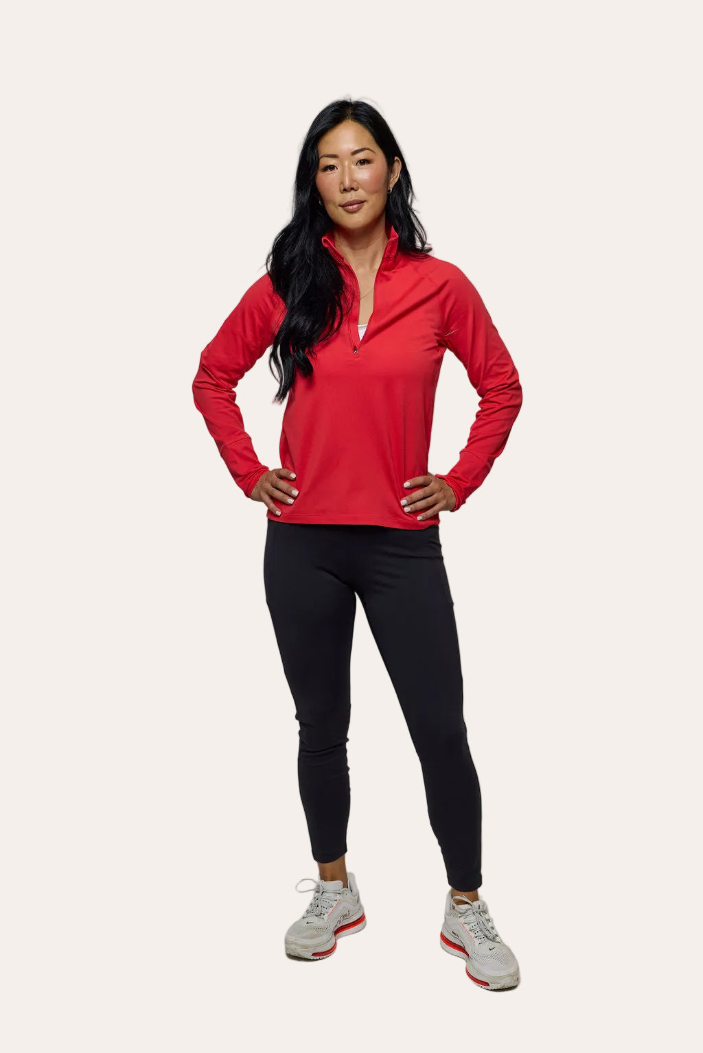 Foudy Mid-Weight Long Sleeve ½ Zip Top
