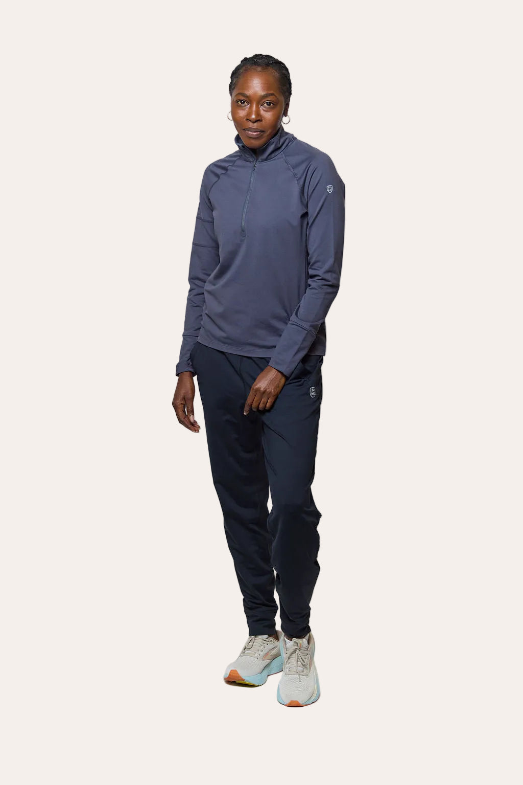 Valia Women's Black Jogger Pants