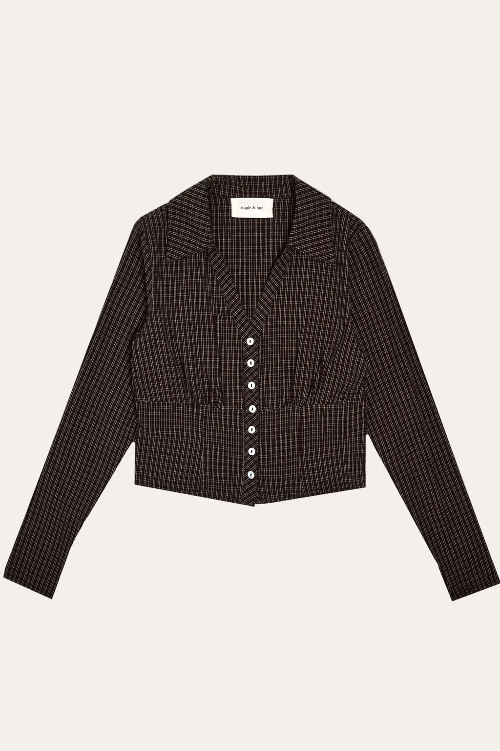 Plaid Shirt Chocolate