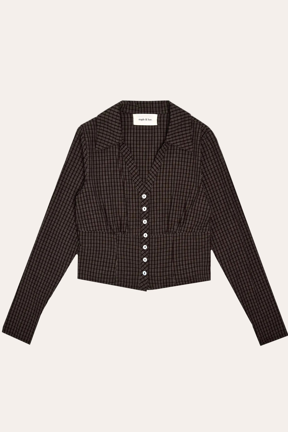 Plaid Shirt Chocolate