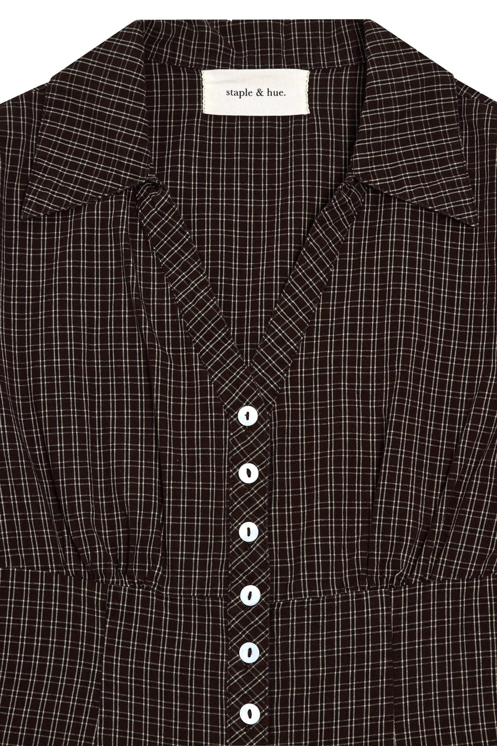 Plaid Shirt Chocolate