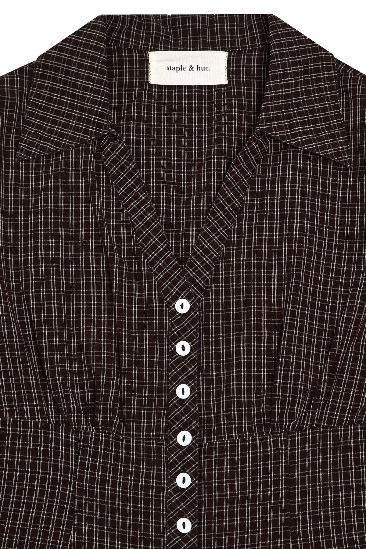 Plaid Shirt Chocolate