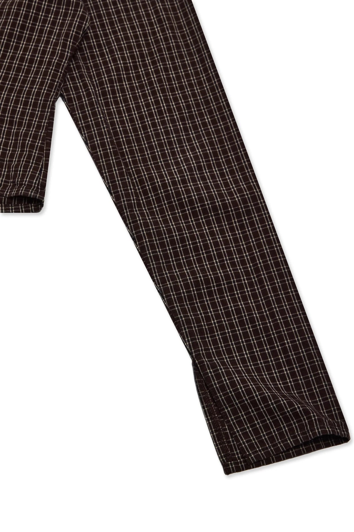 Plaid Shirt Chocolate