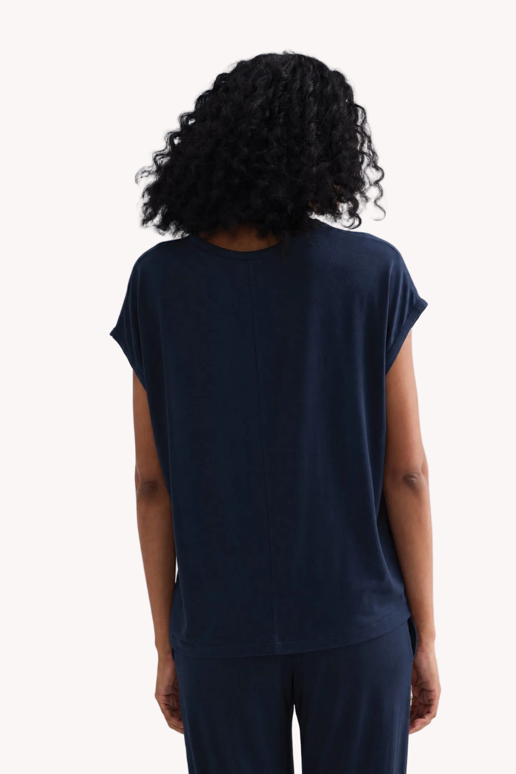 Relaxed Tee in Navy