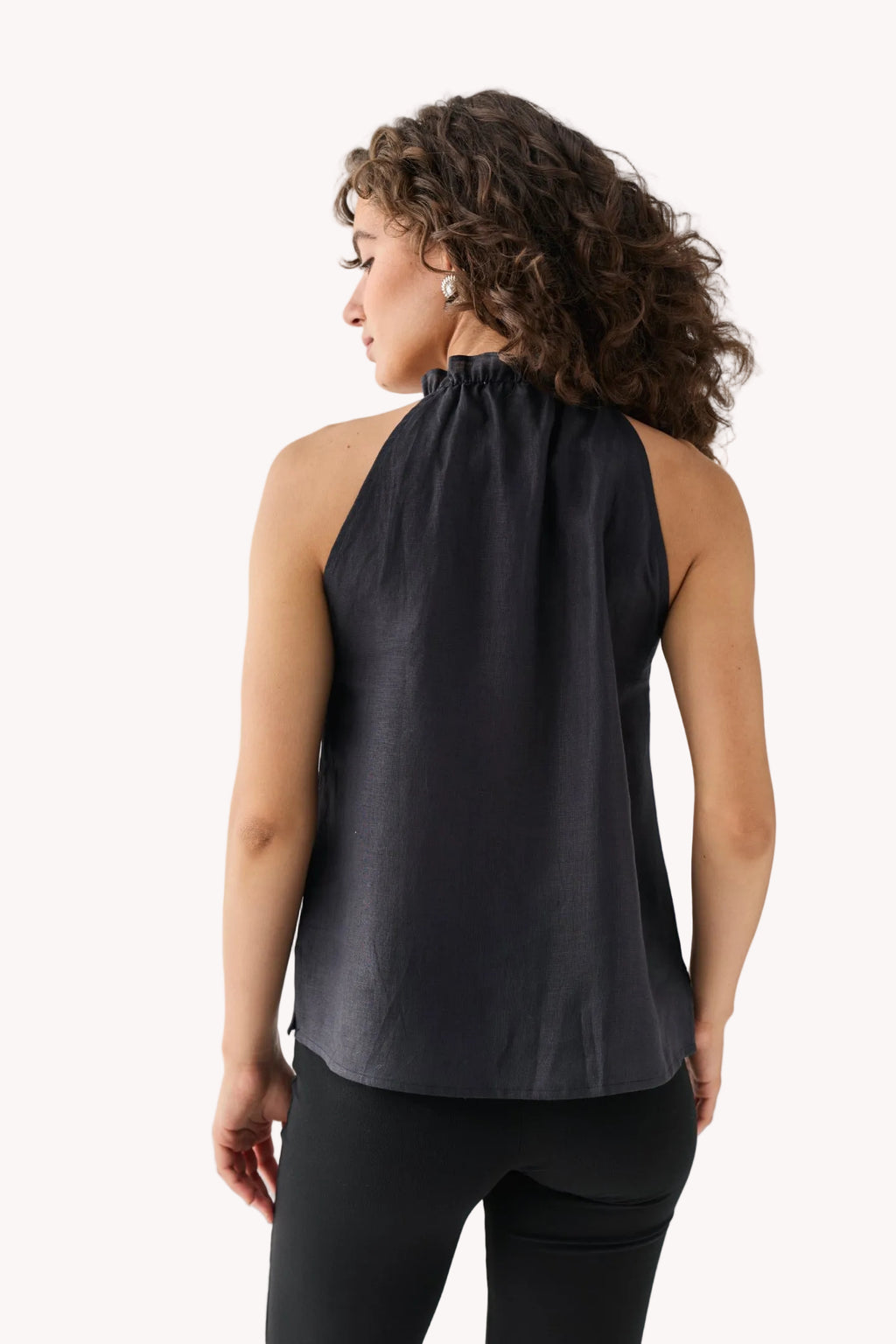 Halter Neck Top in Black