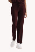 Wide Leg Pant in Merlot