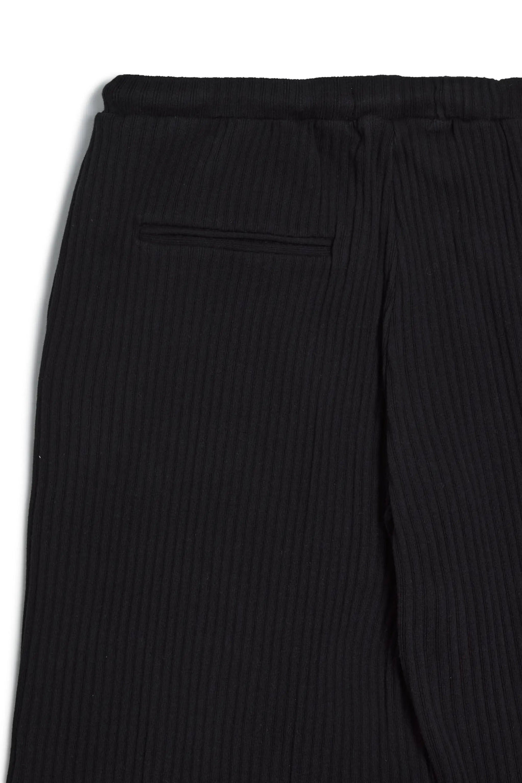 Rib Knit Pant Black