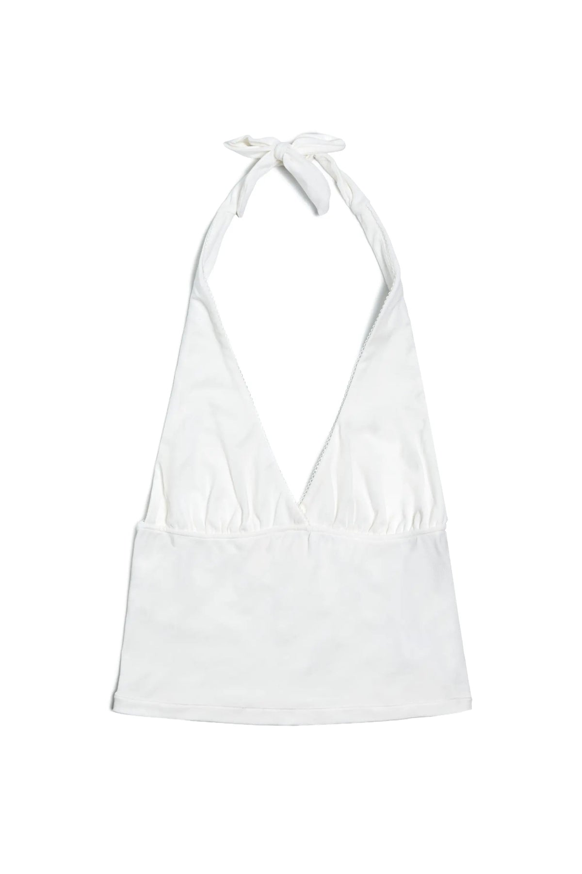 Halterneck Top White