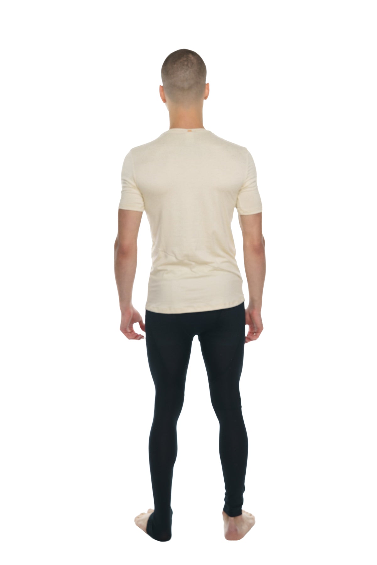 Perfect Pocket Crew-Neck Tee (Sand Beige)