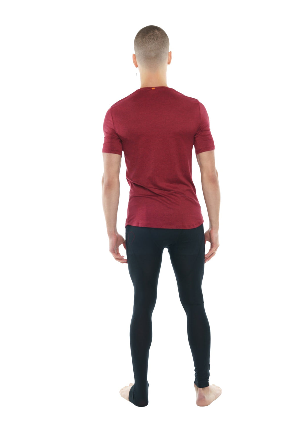 Perfect Pocket Crew-Neck Tee (Brick Red Heather)