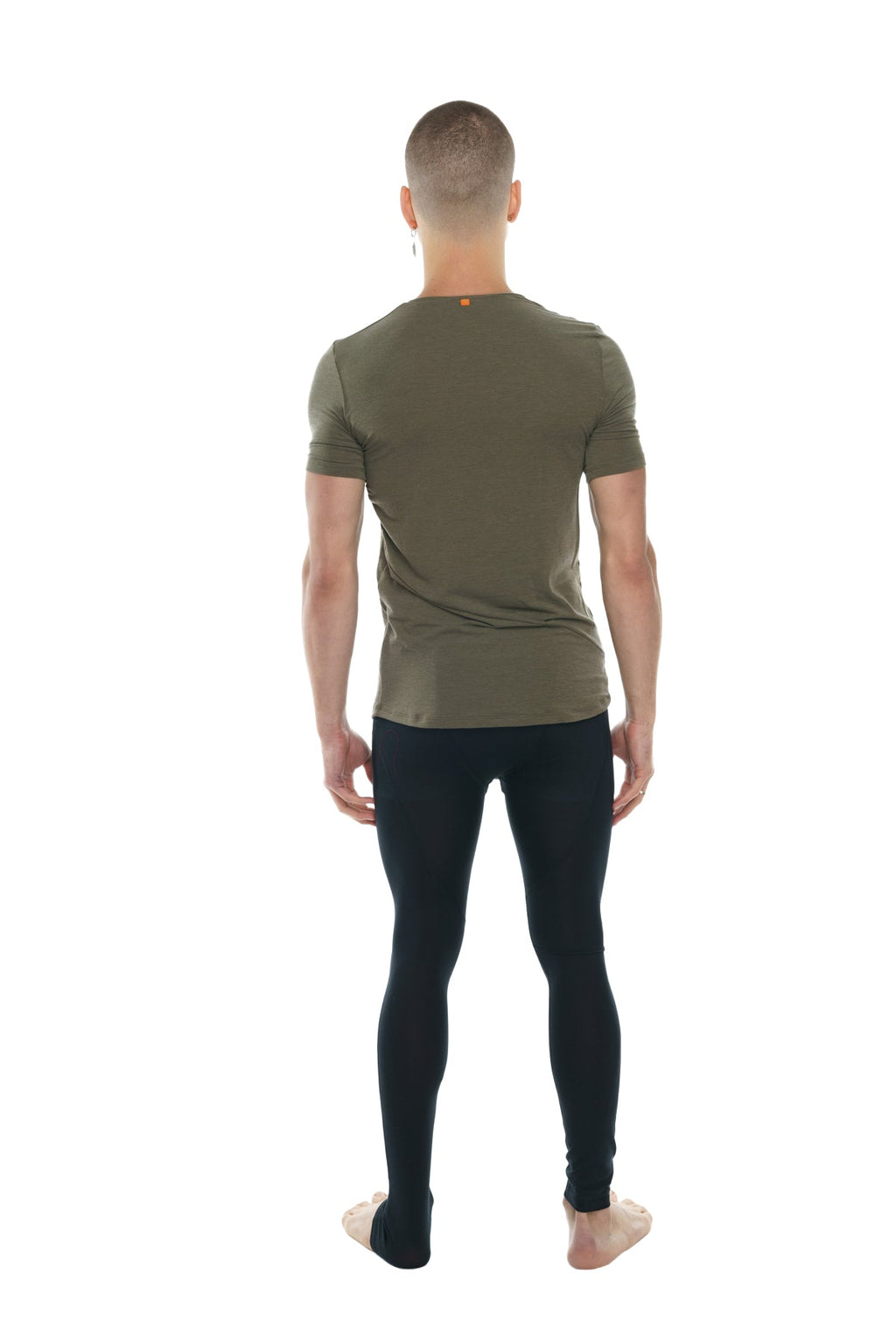 Perfect Pocket Crew-Neck Tee (Olive Green)