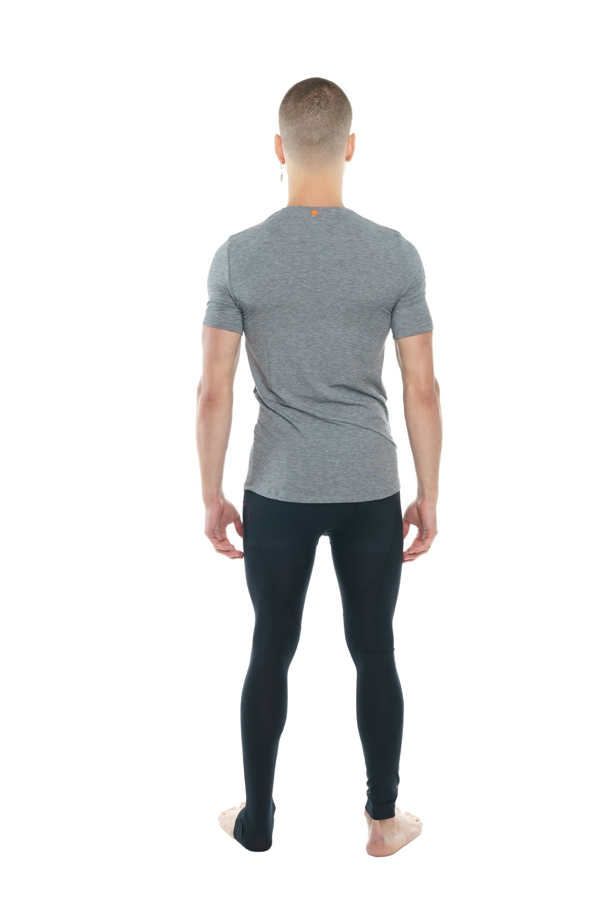 Perfect Pocket Crew-Neck Tee (Steel Heather)