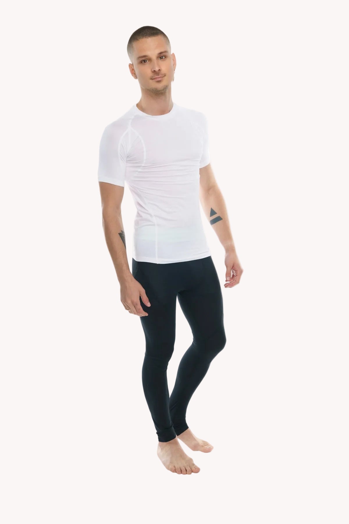 Designer Raglan Crew-Neck Tee (Arctic White)