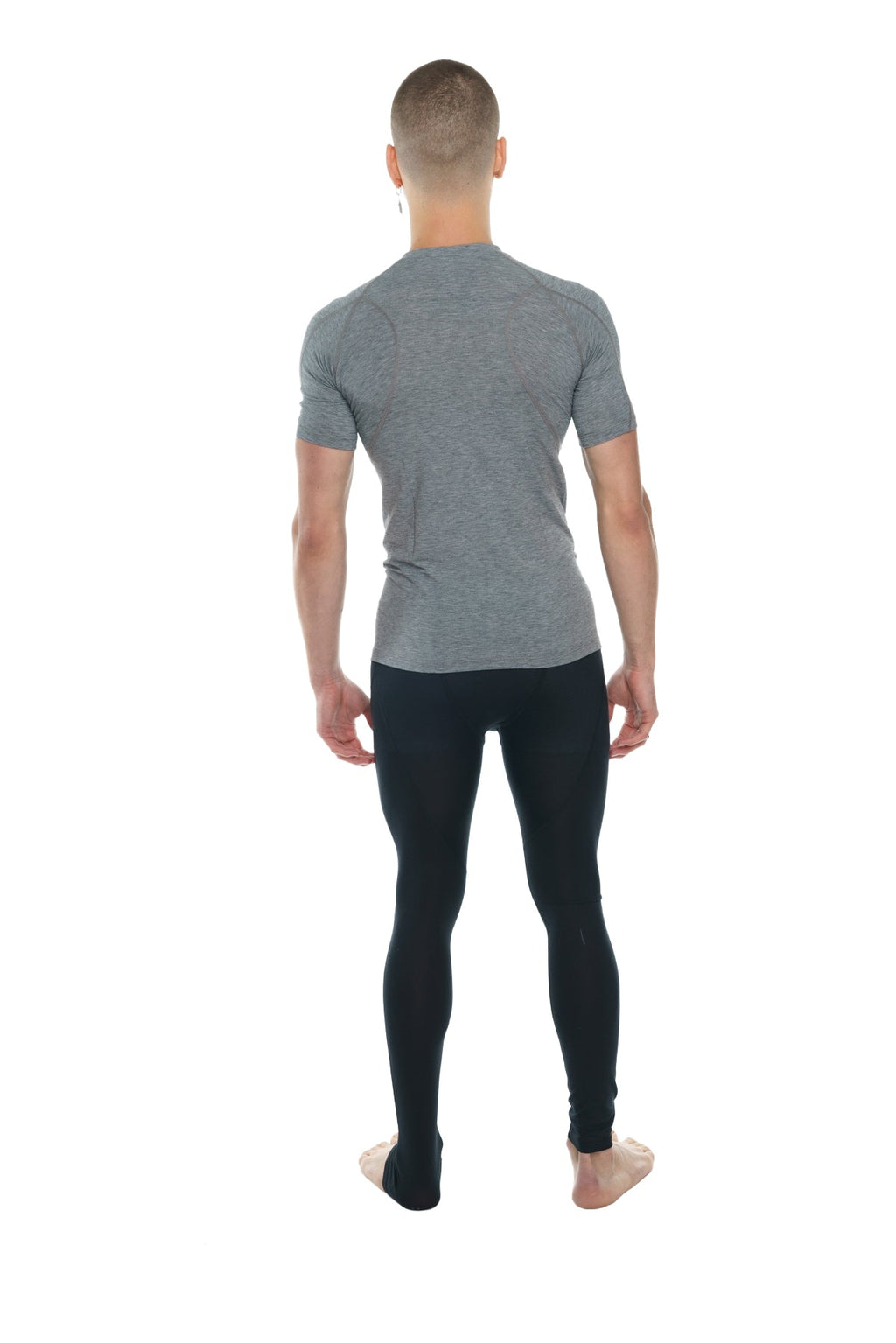 Designer Raglan Crew-Neck Tee (Steel Gray)