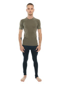 Designer Raglan Crew-Neck Tee (Olive Green)