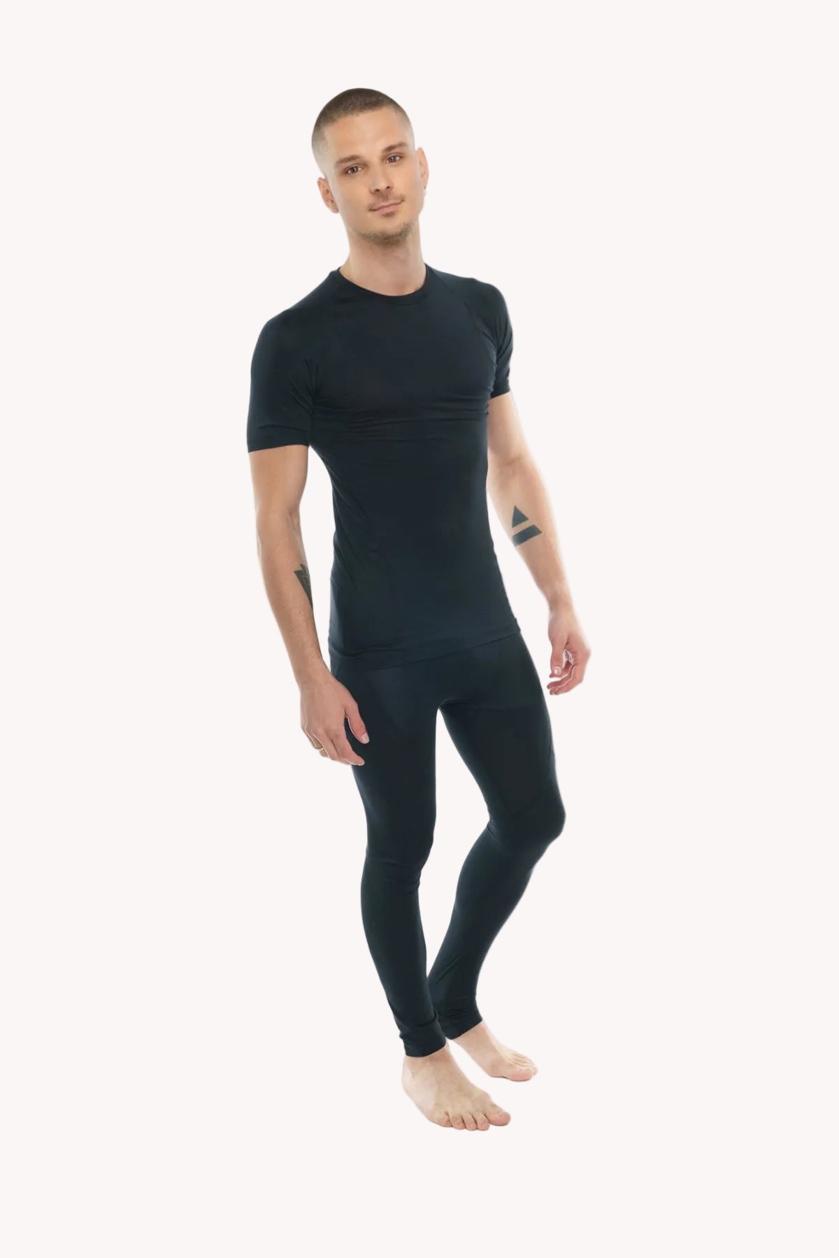 Designer Raglan Crew-Neck Tee (Carbon Black)
