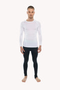 Designer Raglan Crew-Neck Tee - Long Sleeve (Arctic White)