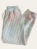 Quilted Pastel Joggers