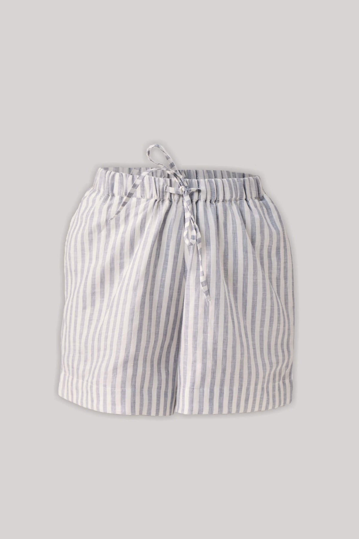 The Striped Linen Shorts