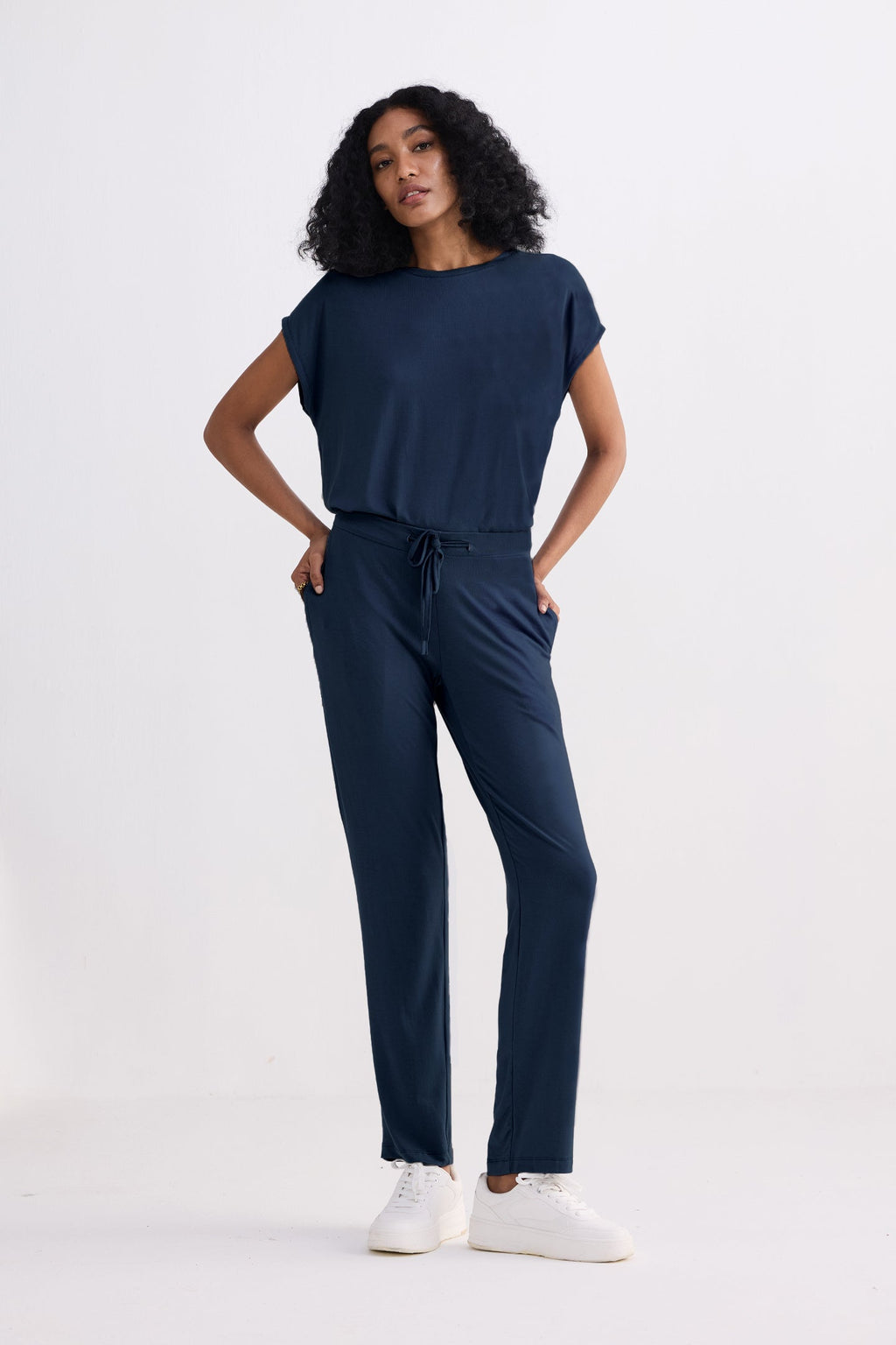 Relaxed Tee in Navy