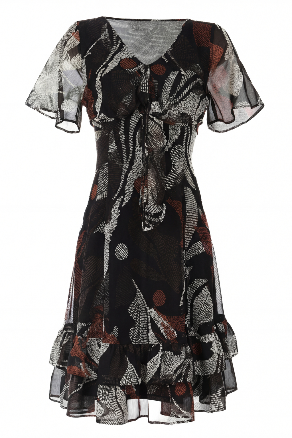 Floral Print Ruffle Dress, Lola
