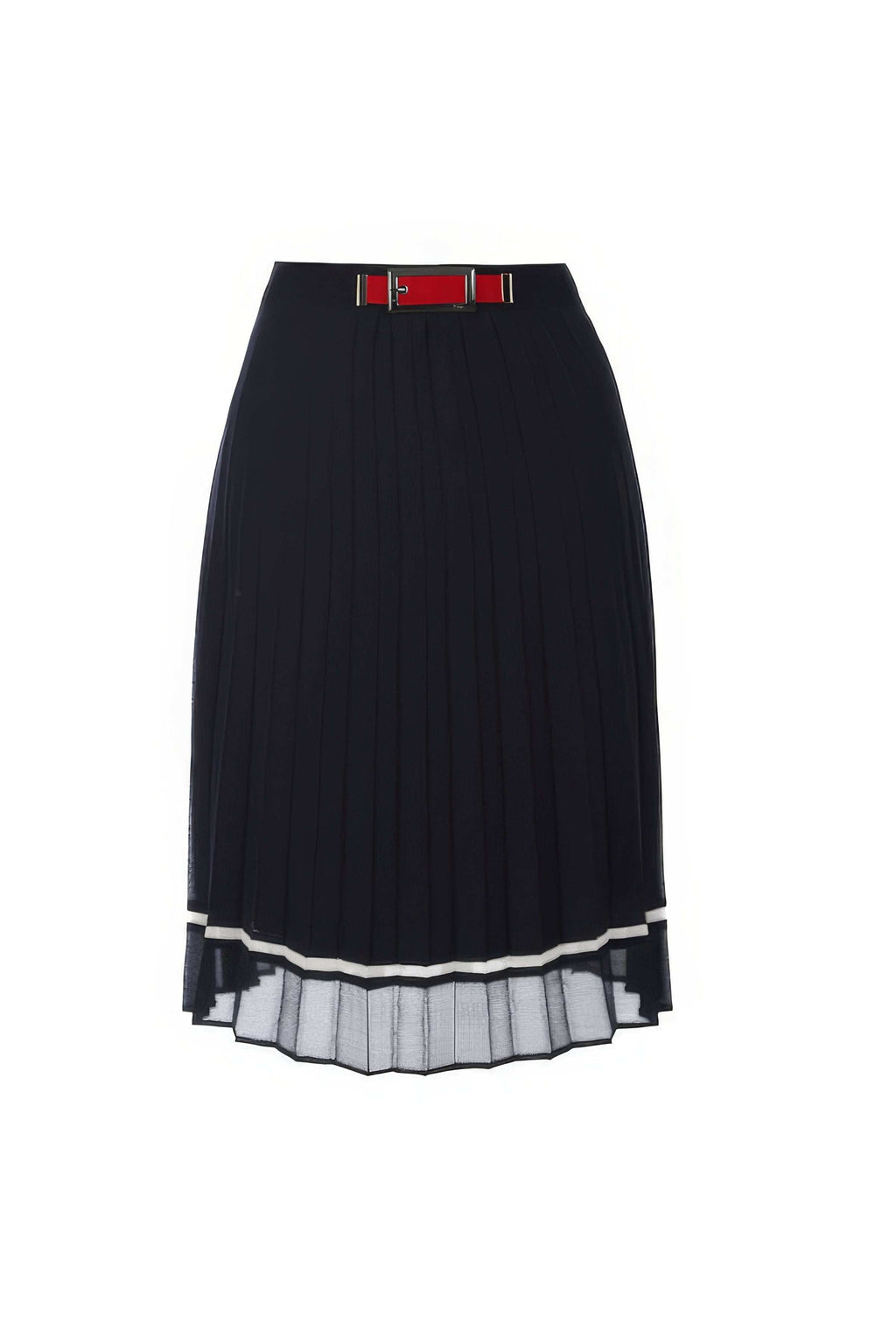 Navy Pleated Skirt, Lola