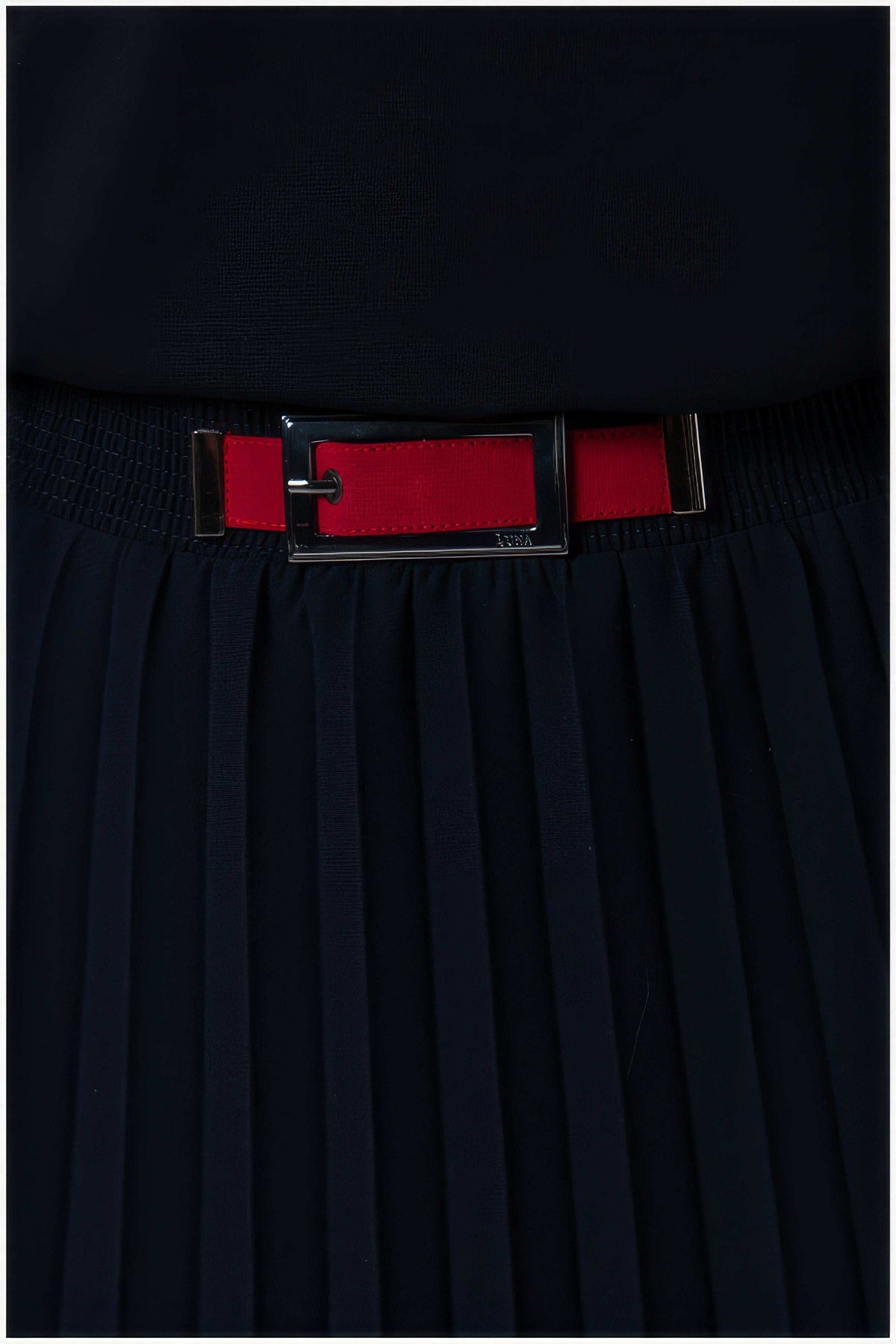 Navy Pleated Skirt, Lola