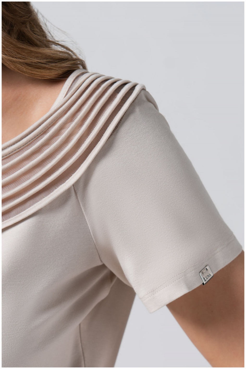 Beige Business Blouse, Lola