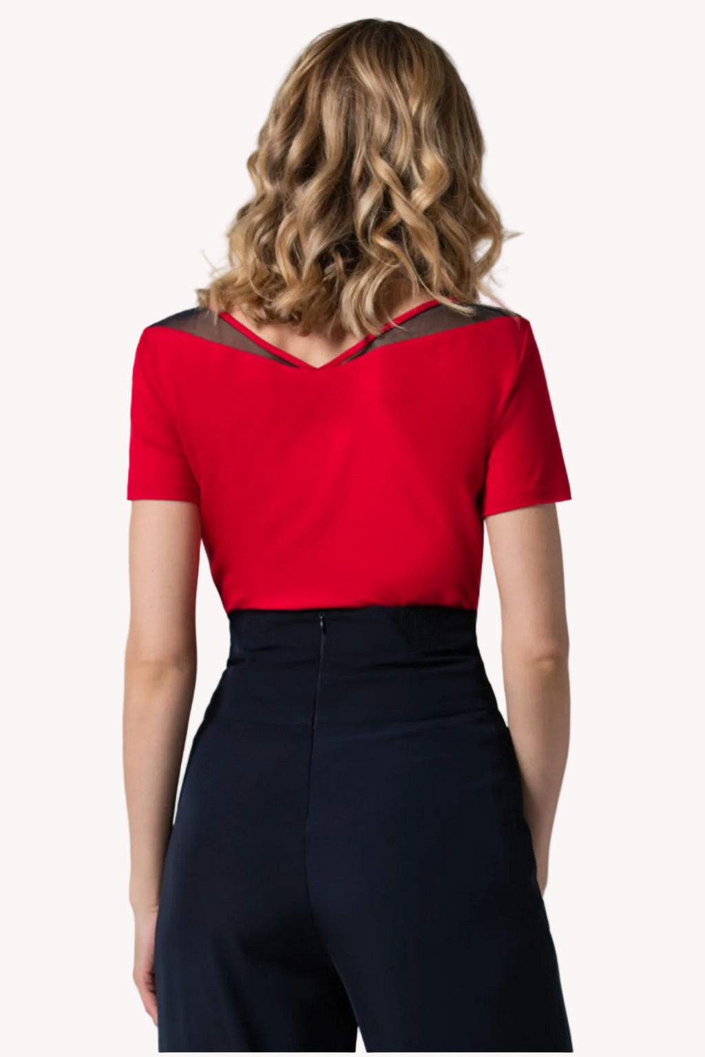 Red Business Blouse, Lola
