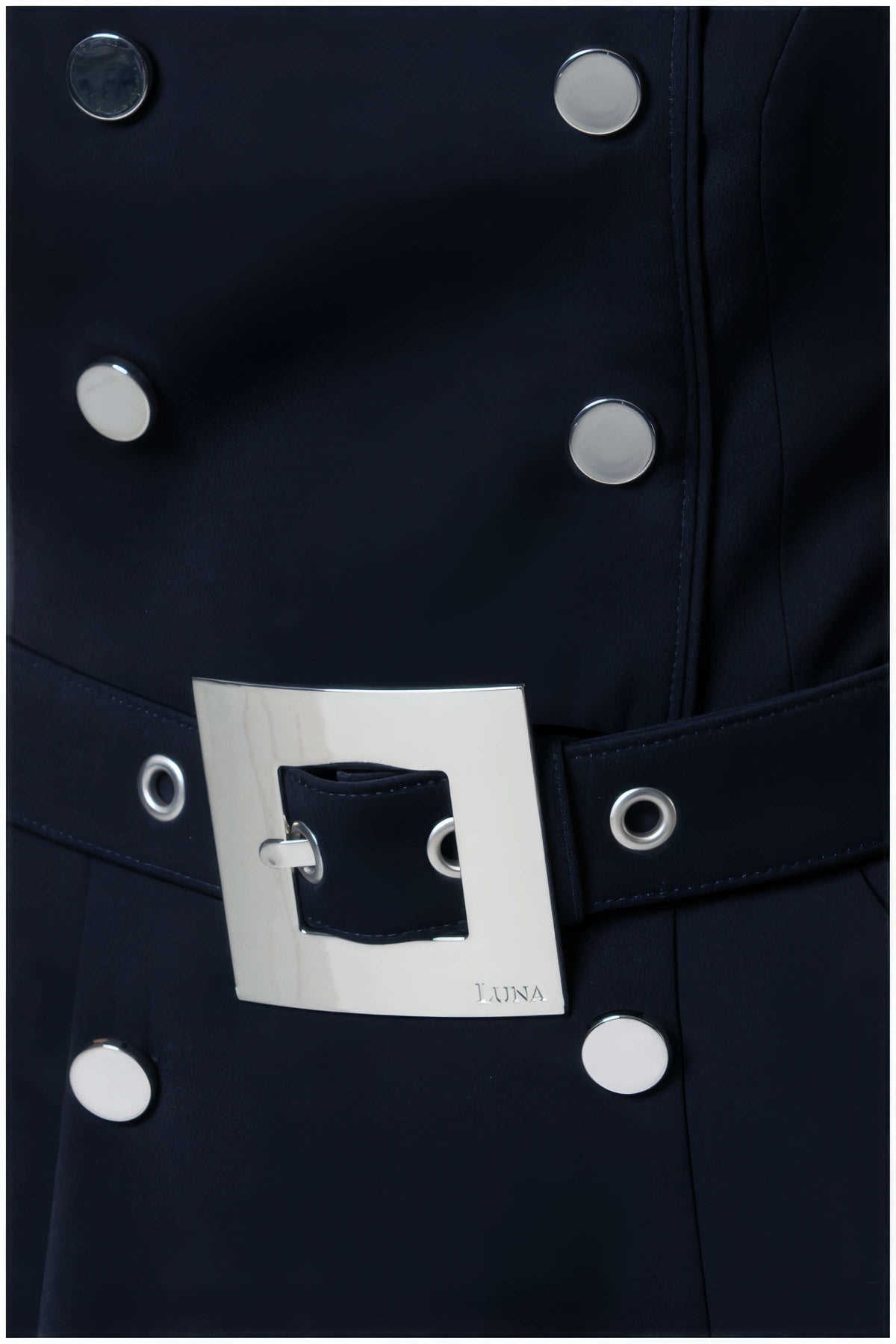 Navy Off-Shoulder Dress, Greta