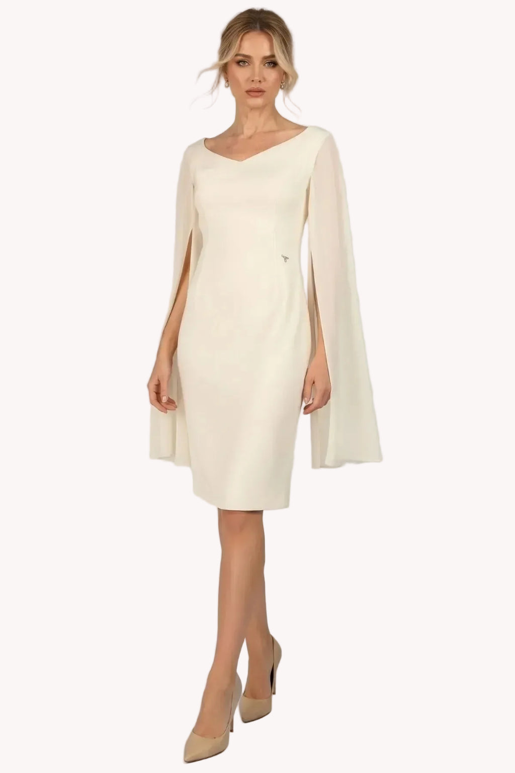 Ivory Short Dress, Rebeka