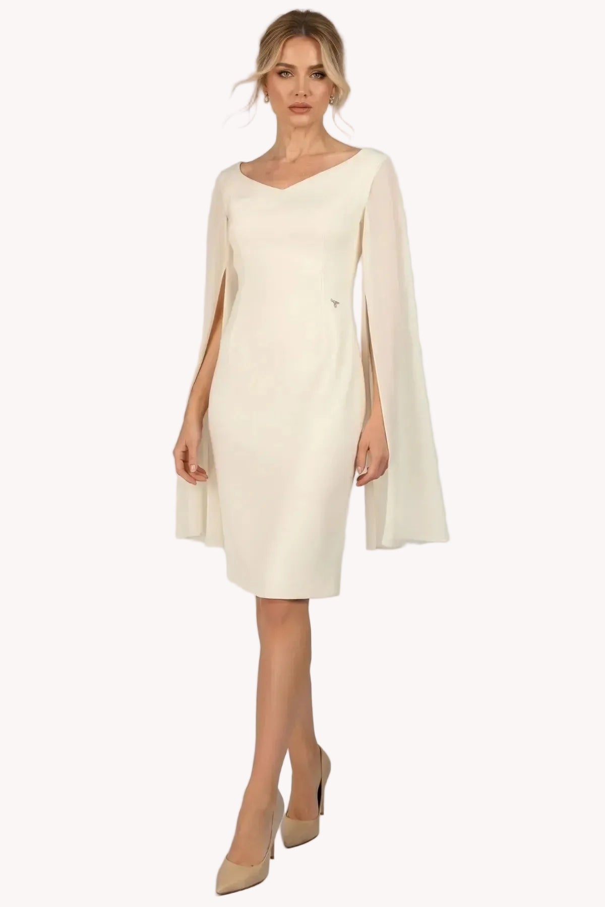 Ivory Short Dress, Rebeka